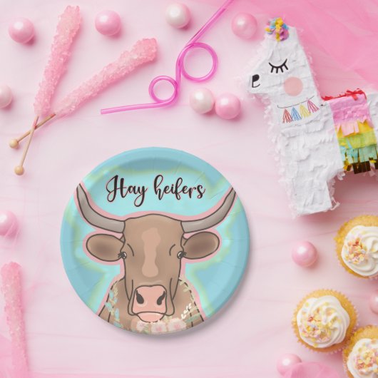 hay heifers pappteller (Party)