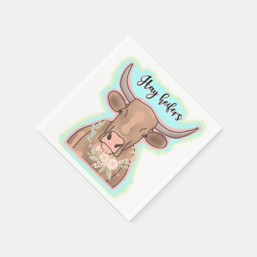 Hay heifers serviette (Ecke)