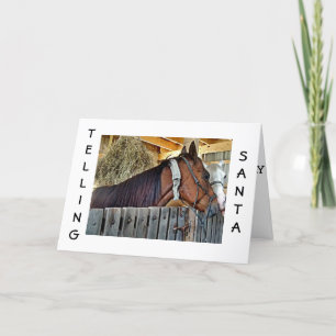 HAY, MISTLETOE / "YOU" IST ALLES, WAS ICH FÜR CHRI FEIERTAGSKARTE