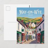 Hay-on-Wye Wales Postkarte (Vorne/Hinten)