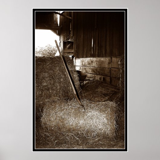 Hay & Pitchfork Poster (Vorne)