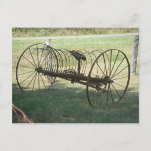 Hay Rake Postcard Postkarte