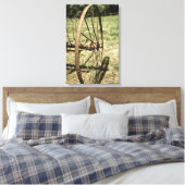 Hay Rake Wheels Leinwanddruck (Insitu (Schlafzimmer))