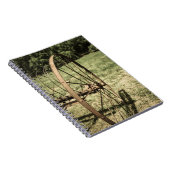 Hay Rake Wheels Notizblock (Rechte Seite)