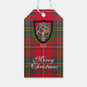 Hay schottischer Clan Tartan & Wappen Geschenkanhänger