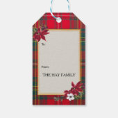 Hay Scottish Clan Tartan & Crest Geschenkanhänger (Rückseite)