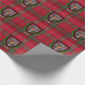 Hay Scottish Clan Tartan & Crest Geschenkpapier (Ecke)