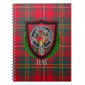 Hay Scottish Clan Tartan & Crest Notizblock (Vorderseite)