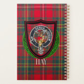Hay Scottish Clan Tartan & Crest Planer (Rückseite)