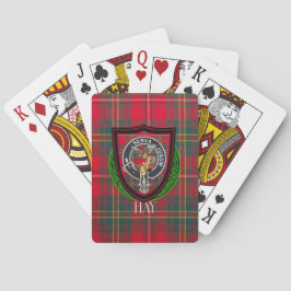 Hay Scottish Clan Tartan & Crest Spielkarten