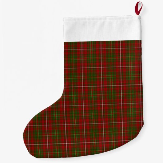Hay Scottish Clan Tartan Kariert Pattern Großer Weihnachtsstrumpf (Rückseite)