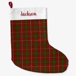 Hay Scottish Clan Tartan Kariert Pattern Großer Weihnachtsstrumpf