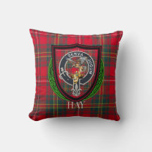 Hay Scottish Clan Tartan & Wappen