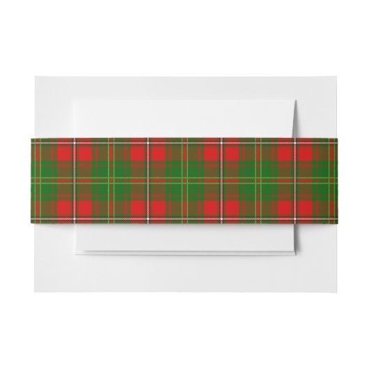 Hay Scottish Tartan Belly Band (Vorderseite Beispiel)