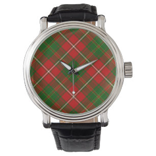 Hay tartan red kariert armbanduhr