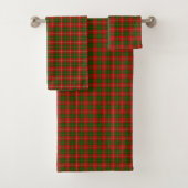 Hay tartan red kariert badhandtuch set (Insitu)
