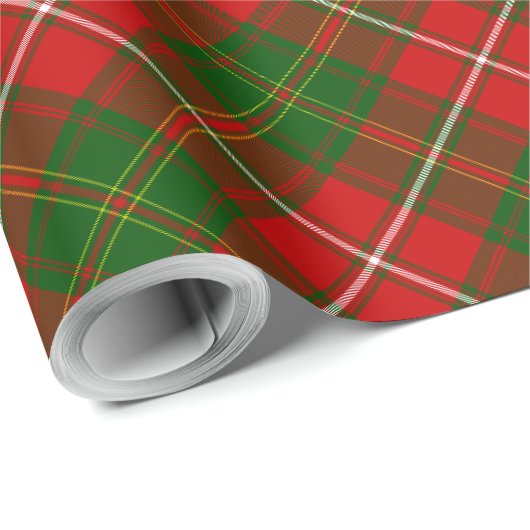 Hay tartan red kariert geschenkpapier (Rolleneckpunkt)
