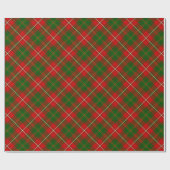 Hay tartan red kariert geschenkpapier (Flach)