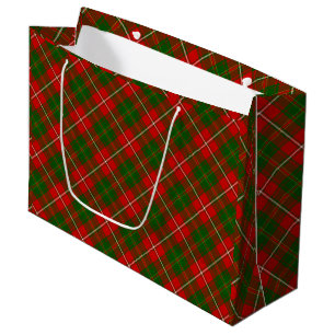 Hay tartan red kariert große geschenktüte