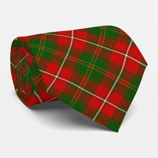 Hay tartan red kariert krawatte (Gerollt)