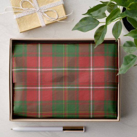 Hay tartan red kariert seidenpapier (Geschenk)