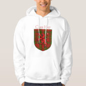 Hay Tartan Scottish Lion Rampant Hoodie (Vorderseite)