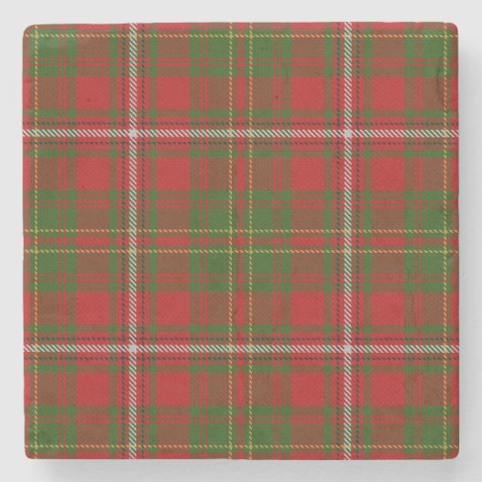 Hay Tartan Steinuntersetzer (Vorderseite)