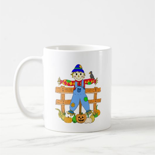 Hay There, ich brauche meinen Kaffee Scarecrow Pun Kaffeetasse (Links)