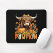 Hay There Pumpkin Highland Kuh Fall Herbst Thankss Mousepad (Mit Mouse)