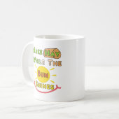 Hay, während die Sonne scheint Kaffeetasse (Vorderseite Links)