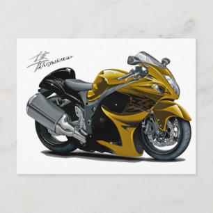 Hayabusa Gold Bike Postkarte