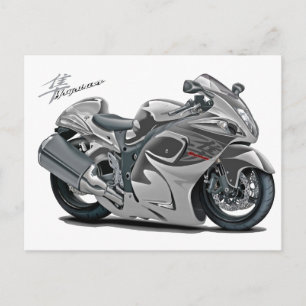 Hayabusa Gray Bike Postkarte
