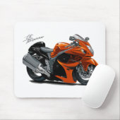 Hayabusa Orangen-Fahrrad Mousepad (Mit Mouse)