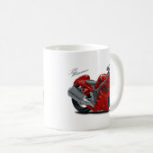 Hayabusa Rot-Fahrrad Kaffeetasse (VorderseiteRechts)
