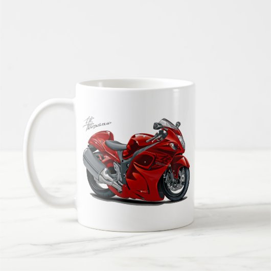 Hayabusa Rot-Fahrrad Kaffeetasse (Links)