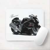 Hayabusa schwarzes Fahrrad Mousepad (Mit Mouse)