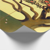 Hayami Gyoshū Kamelien-Blüten Geschenkpapier (Ecke)