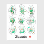 HayaTikaze's sticker ⑫ Small シール (Blatt)
