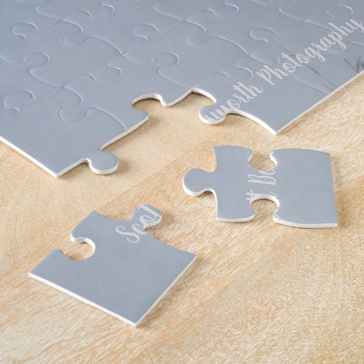 Haybails in einem Snowstorm-Jigsaw-Puzzle Puzzle (Seite)