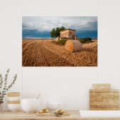 Haybale in der Provence Poster (Küche)