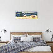 Haybales auf Hügelölen auf der Leinwand (Insitu (Schlafzimmer))