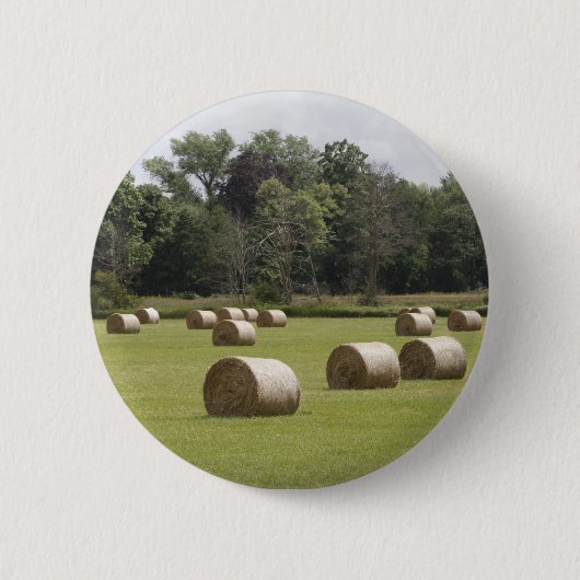 Haybales Button (Vorderseite)