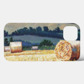 Haybales, Hillside, Canvas Case-Mate iPhone Hülle (Rückseite (Horizontal))