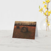 Haybales Notecard Karte (Gelbe Blume)