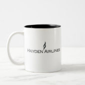 Hayden Fluglinien-Kaffee-Tasse Zweifarbige Tasse (Links)