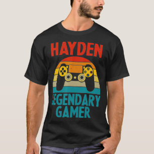 HAYDEN Geschenk Name Personalisiert Lustig Gaming T-Shirt