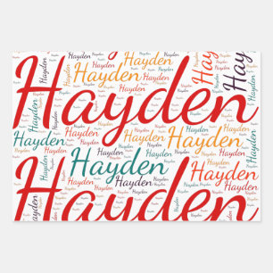 Hayden Geschenkpapier Set