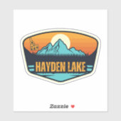 Hayden Lake, Idaho Aufkleber (Blatt)