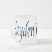 Hayden, Name, Mattglastasse (Vorderseite Links)