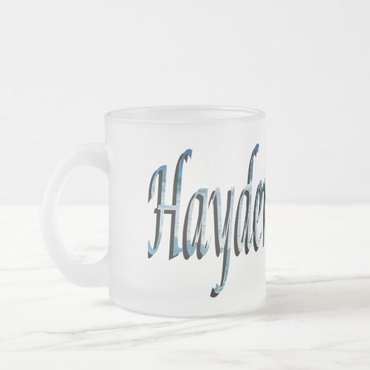 Hayden, Name, Mattglastasse (Links)